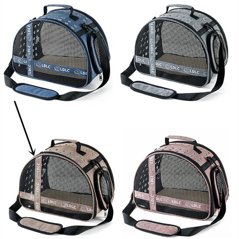 Stylish One Shoulder Portable Cat Carrier for Travel and Relaxation