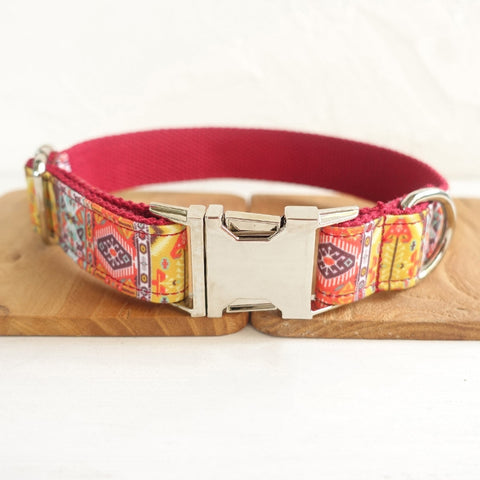 Bohemian Flair Dog Collar - Artisan Style Couture