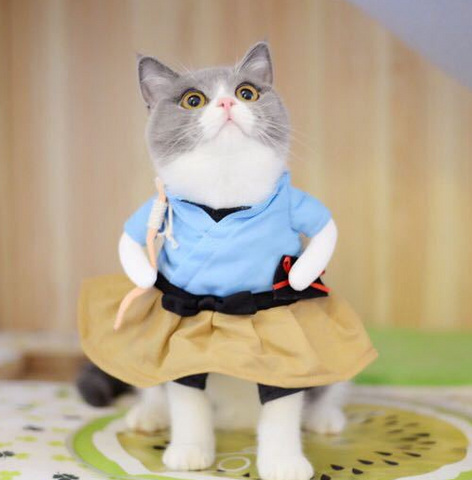 Whimsical Cat and Puppy Costume Outfit for Fun Cosplay Parties