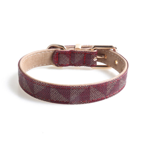 Stylish PU Leather Dog Collar for Fashion-Forward Pets