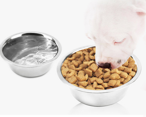 Customized Stainless Steel Dog Feeding Bowls – Elegant Pet Pots for Every Mealtime