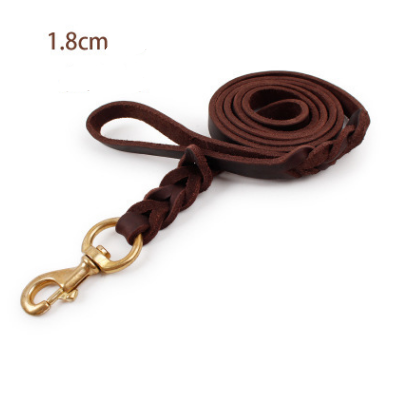 Premium Leather Leash for Large Dogs - Perfect for Golden Retrievers and Training