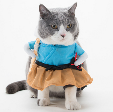 Whimsical Cat and Puppy Costume Outfit for Fun Cosplay Parties