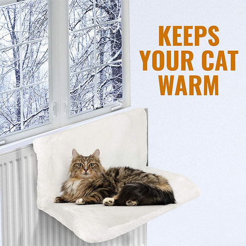 Cozy Radiator Cat Hammock with Iron Frame