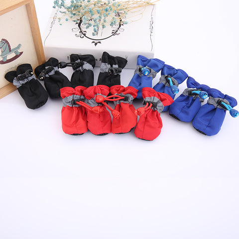 Teddy Bear Non-Slip Dog Shoe Covers for All Seasons