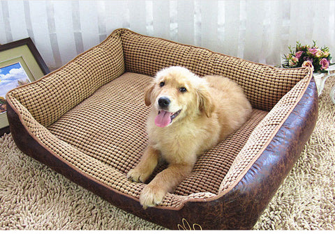 Deluxe Comfort Kennel Dog Bed with All-Season Accessories