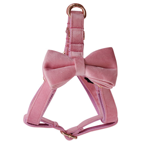 Comfort-Fit Flannel Dog Harness with Durable Leash