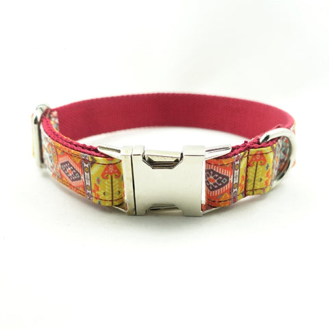 Bohemian Flair Dog Collar - Artisan Style Couture