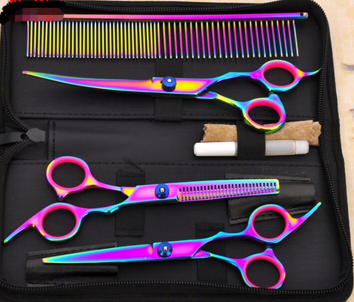 Professional Pet Grooming Scissors Set