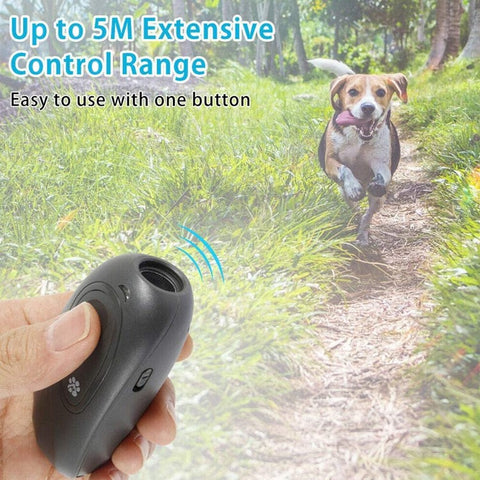 Handheld Ultrasonic Dog Training and Behavior Correction Device