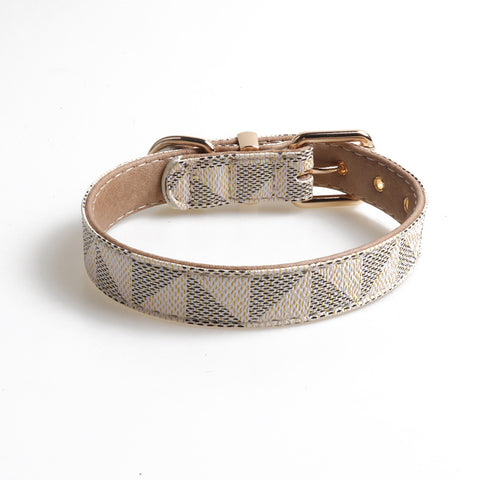 Stylish PU Leather Dog Collar for Fashion-Forward Pets