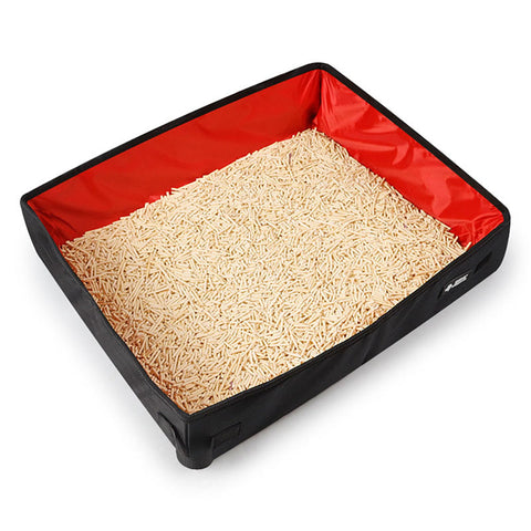 Travel-Friendly Foldable Cat Litter Box