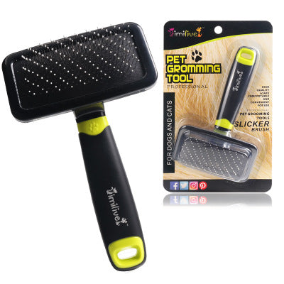 Pet Grooming Comb - Professional Hair Removal Tool for Cats and Dogs