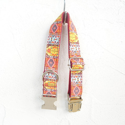 Bohemian Flair Dog Collar - Artisan Style Couture