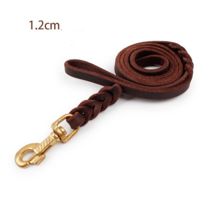 Premium Leather Leash for Large Dogs - Perfect for Golden Retrievers and Training