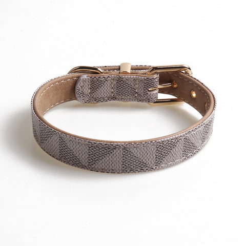 Stylish PU Leather Dog Collar for Fashion-Forward Pets