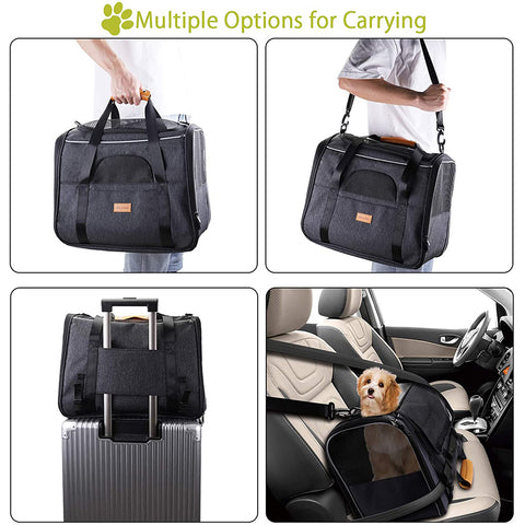 Travel-Friendly Soft Pet Carrier - Compact Bag for Cats and Dogs