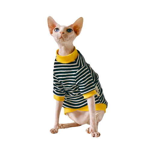 Sleek Style Hairless Cat Apparel for Sphinx Breeds