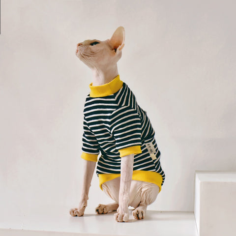 Sleek Style Hairless Cat Apparel for Sphinx Breeds