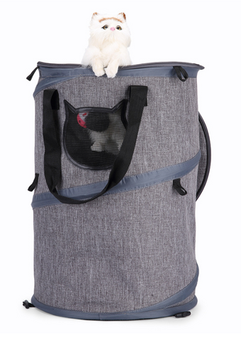 Portable Foldable Pet Carrier Bag for Dogs and Cats - Ideal for Travel and Outdoor Adventures