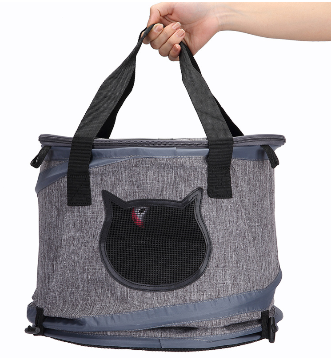 Portable Foldable Pet Carrier Bag for Dogs and Cats - Ideal for Travel and Outdoor Adventures