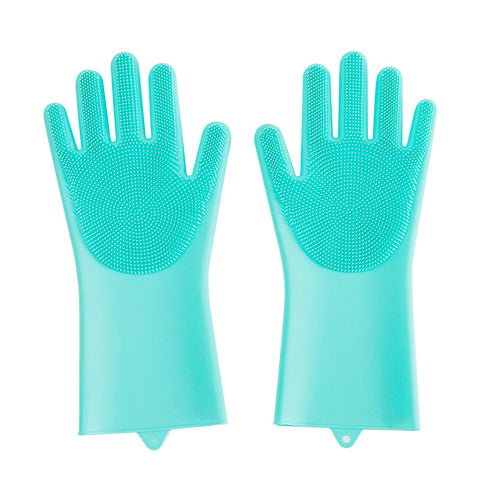 Silicone Pet Grooming Massage Gloves for Dogs and Cats – Bathing and Shedding Brushes