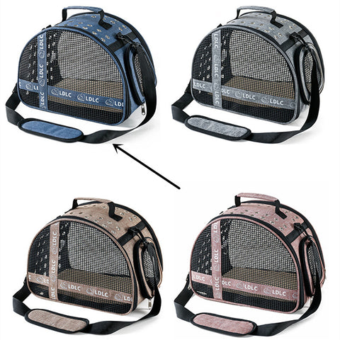 Stylish One Shoulder Portable Cat Carrier for Travel and Relaxation