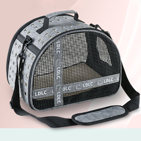 Stylish One Shoulder Portable Cat Carrier for Travel and Relaxation