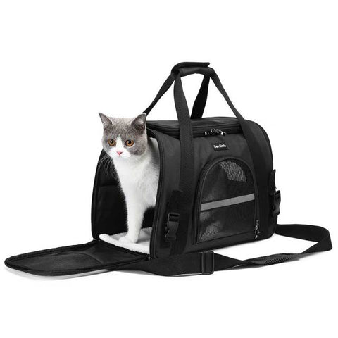 Travel-Friendly Soft Pet Carrier - Compact Bag for Cats and Dogs