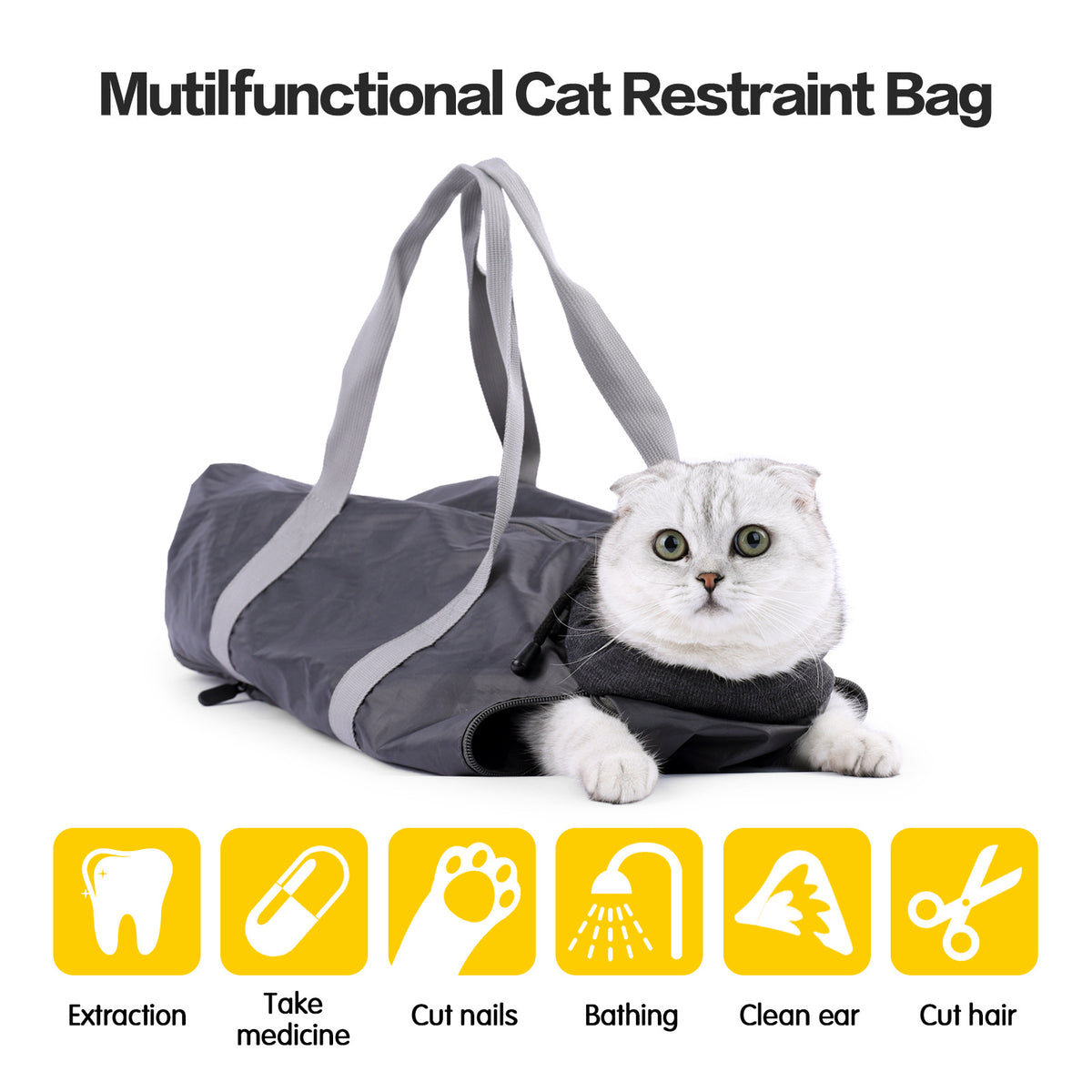 Feline Adventure Carrier: Double-Layered Anti-Scratch Pet Bag